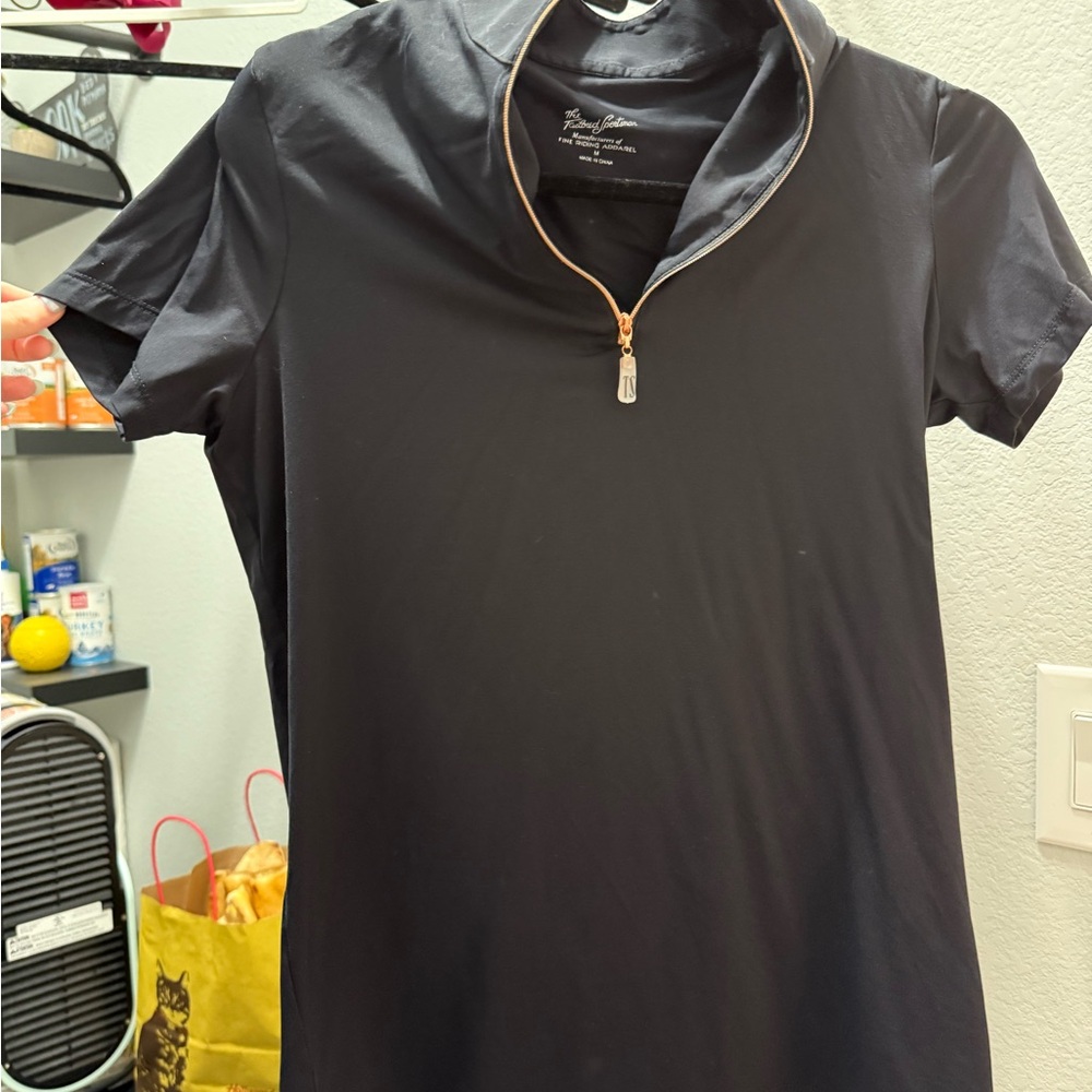 Tailored Sportsman Ice Fil Short Sleeve Black and Rose Gold - M - Worn Once!